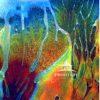 Heat sensitive chemicals became colorful and I photographed it.