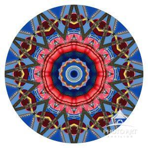 Interesting kaleidoscope pattern.