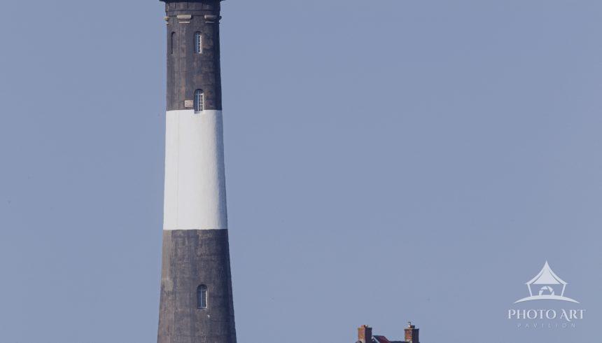 The photo was taken with a telescopic lens on Fire Island, New York,