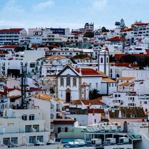 This was the first stop on vacation in Portugal. Beautiful seaside community. Built into mountainous
