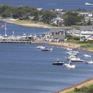 Western part of Fire Island-Great South Bay community at the North part of the Island. It was taken