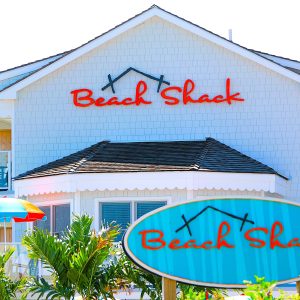 Crisp and Vibrant colors of the Beach Shack Resort in Cape May, New Jersey