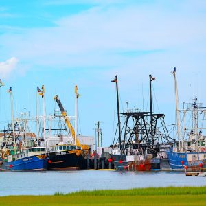 Ships docked in Wildwood Crest, NJ
