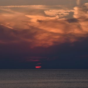 Super spectacular cedar beach in Mount Sinai sky. I sat and just watched it for minutes. Is it