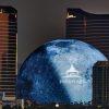 Landing in Las Vegas is always spectacular, particularly at night and even more than in previous