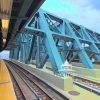This is a photo rendering of the Smith–Ninth Street station. It is a local station on the IND