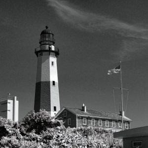 The Montauk Point Lighthouse, commissioned by President George Washington in 1792, is one of the