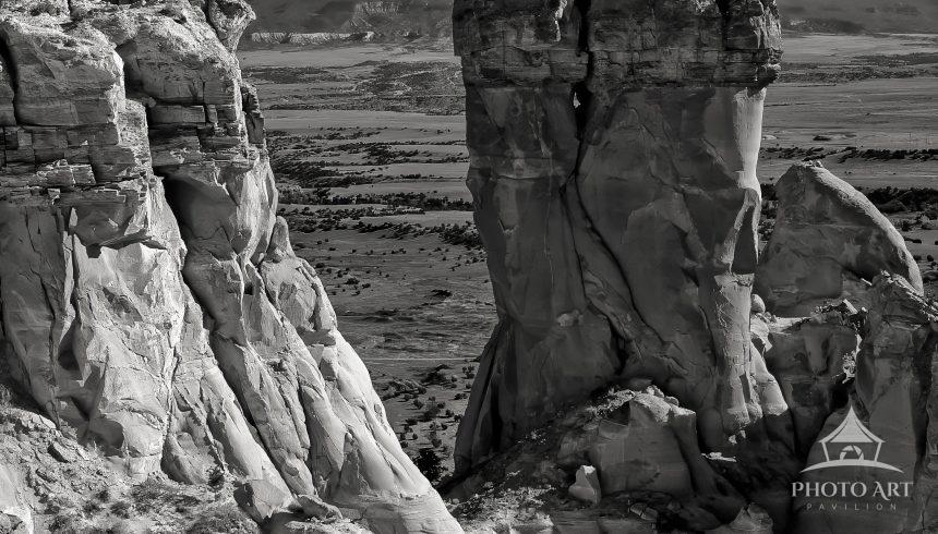 Cerro Pedernal thru Chimney Rock at Ghost Ranch. Georgia O'Keeffe called this mountain her mountain