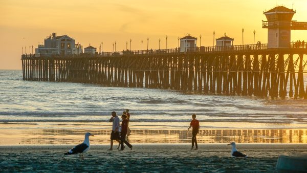 The Golden Hour at Oceanside Pier