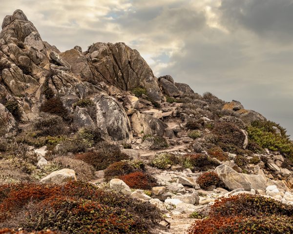 Large Rock Formation on Monterey Peninsula