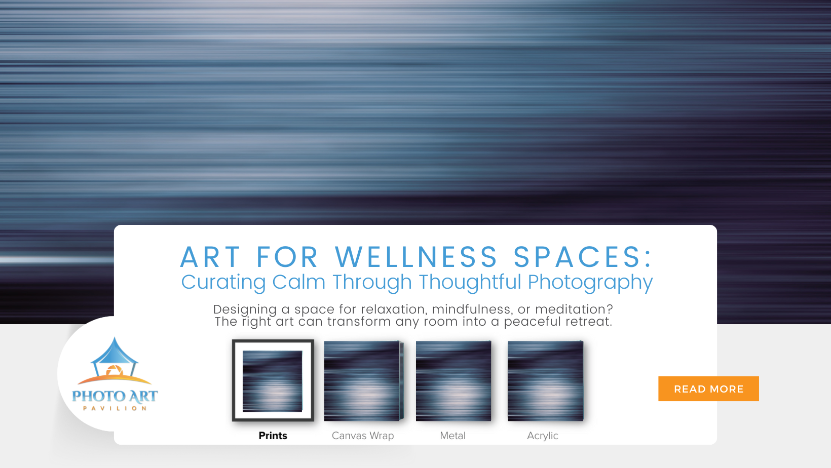 Art for Wellness Spaces: Curating Calm Through Thoughtful Photography