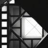 Looking up at a Museum Skylight, taken with BW 35mm file