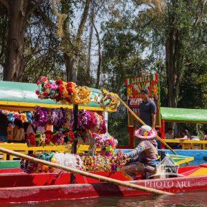 Xochimilco is one of the main attractions in Mexico City, its famous for colorful trajineras.