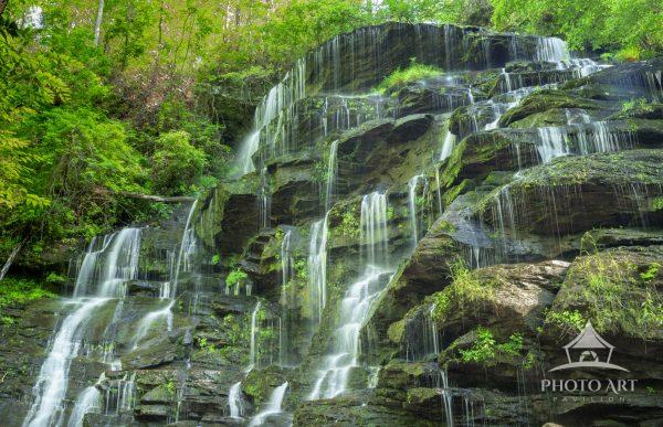 This is on of the nicest waterfalls in the Walhalla, SC area. Every waterfall has a personality and