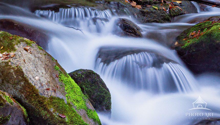 A Delightful cascade on the trail up to Mouse Creek Falls.