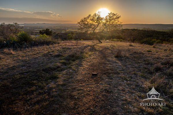 Just above Inks Lake SP is a small, pocket park that looked out over the valley. Sunsets up there
