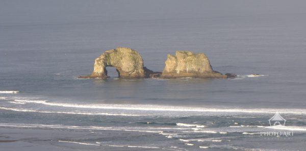Peek hole in Coastal Rocks