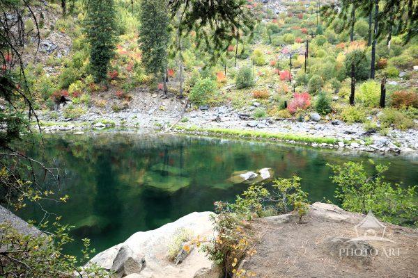 Autumn reflections on the river