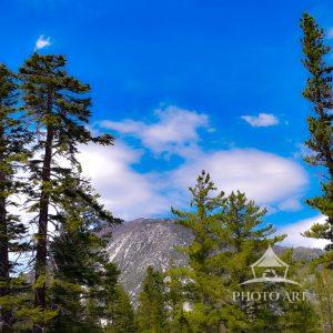 Beautiful shot of slide Mountain