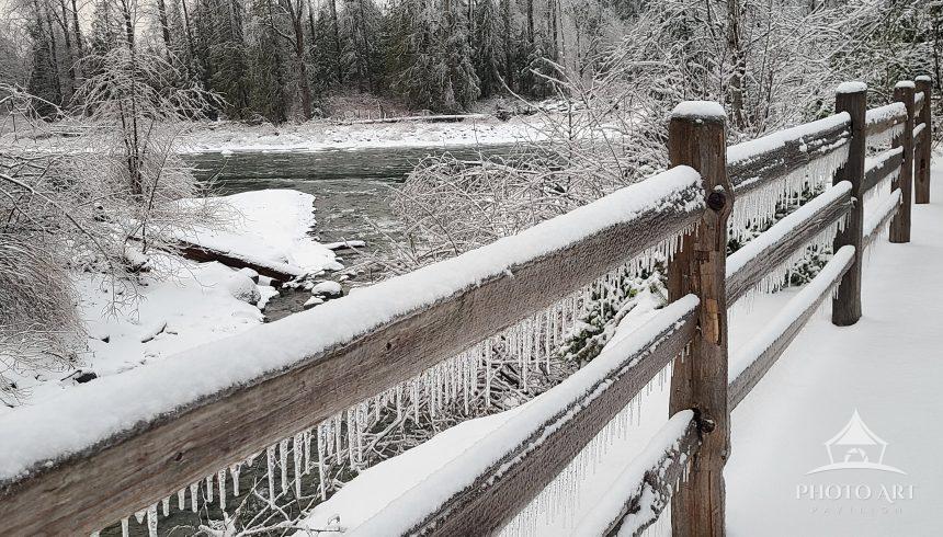 Winter Scene on the river