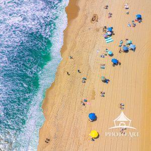 I love a bird's eye perspective of a day at the beach.