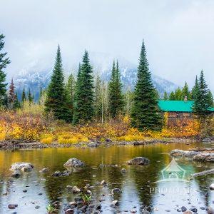 “Isolation” captures the quiet stillness of Grand Teton National Park in Wyoming, where a rustic