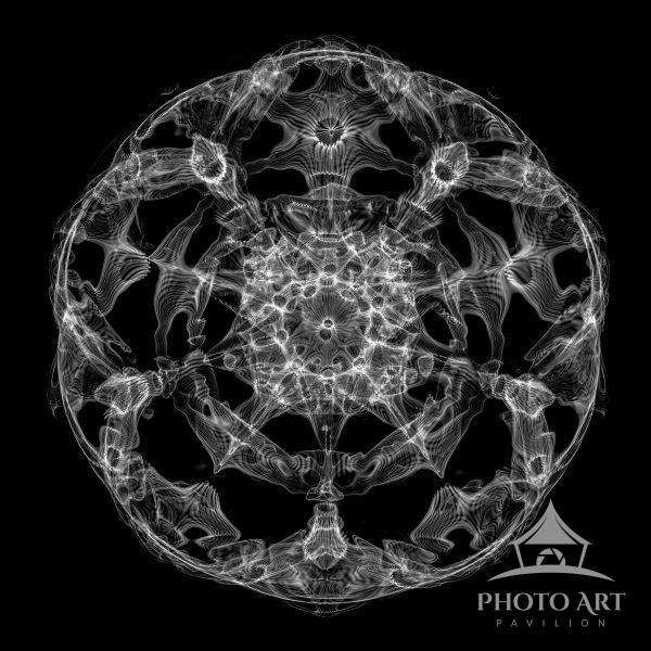 This is one of a series I call "Cymatiscapes," named after “Cymatics” which refers to the study of