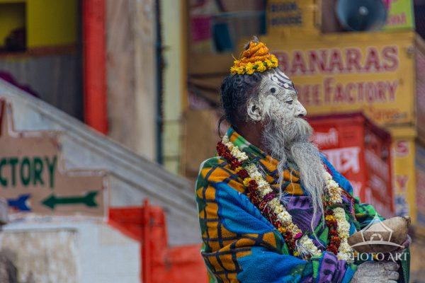 Street life in Varanasi on the Ganges