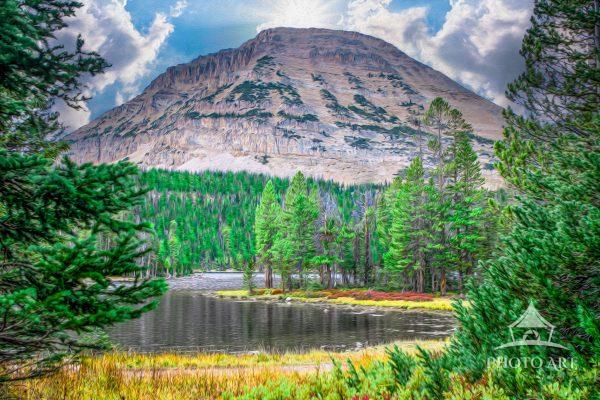 Standing there, I couldn't believe the beauty before me, The air was crisp, the silence complete