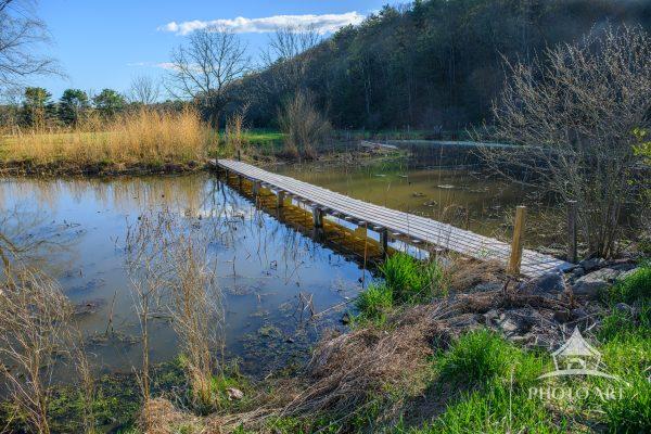 Located on the property of the Chestnut Hill Farm in Saugerties, NY, a 53 acre farm with a farmhouse