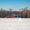 Conley's Ford Covered Bridge was built in 1906 and crosses Big Raccoon Creek on County Road 550