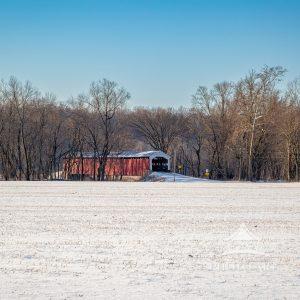 Conley's Ford Covered Bridge was built in 1906 and crosses Big Raccoon Creek on County Road 550
