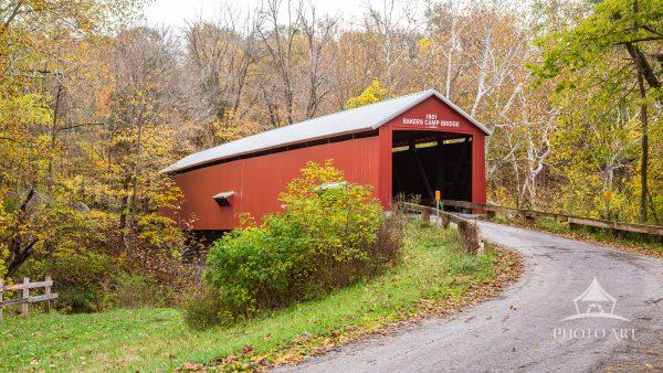 Baker's Camp Covered Bridge, also known as Hillis Bridge, is a covered bridge in northern Putnam