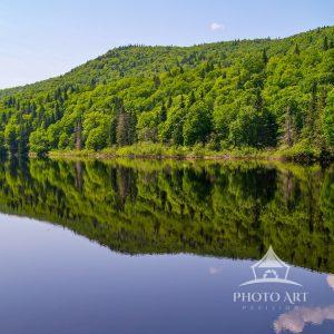 The region of Quebec, Canada has some stunning lakes and landscapes.