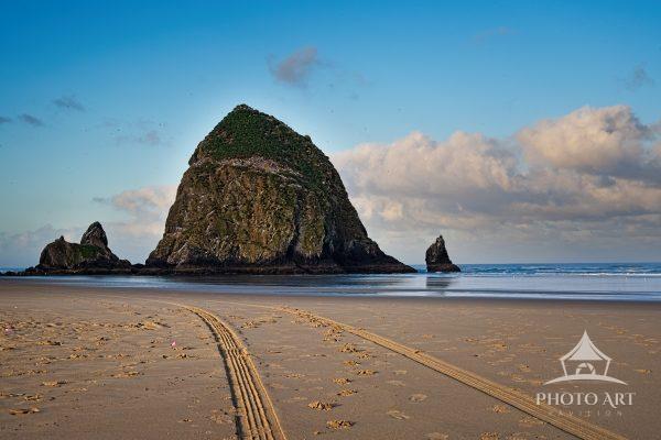 Haystack Rock in the Morning