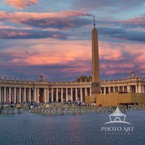 The Vatican is a city surrounded by Rome, Italy, is the headquarters of the Roman Catholic Church.