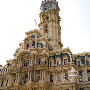 Philadelphia City Hall is the seat of local municipal government.