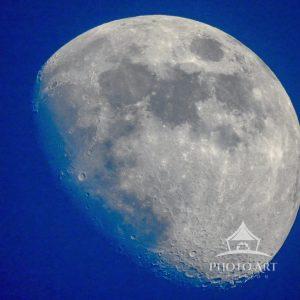 I was lucky when I was testing a new camera to captured this image of the full moon.