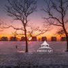 Fort Hancock_Snow_Sunset