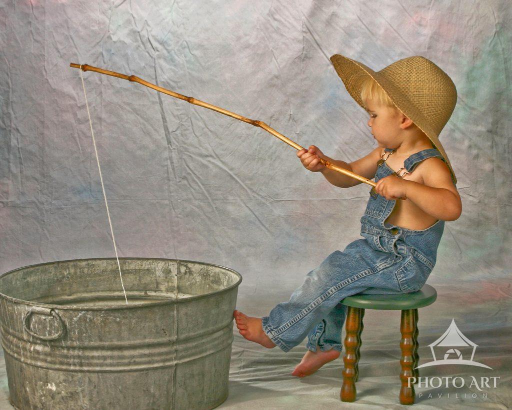 This was an illustrative art piece the boy's father commissioned me to create! Ironically, the