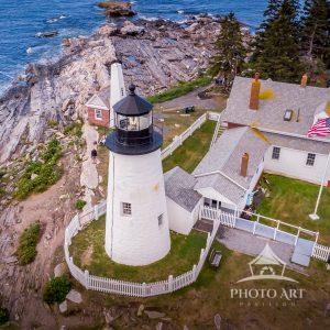 Pemaquid Point Lighthouse is a historic 1827 coastal landmark in Bristol, Maine, famous for its