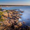 Drone footage of the coast of Maine.