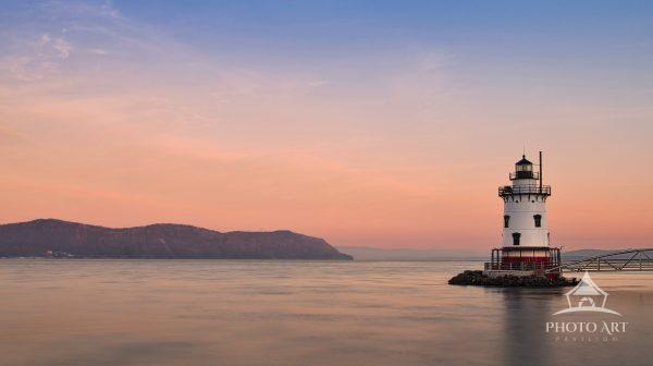 This stunning fine art photograph features the historic sparkplug-style Sleepy Hollow Lighthouse