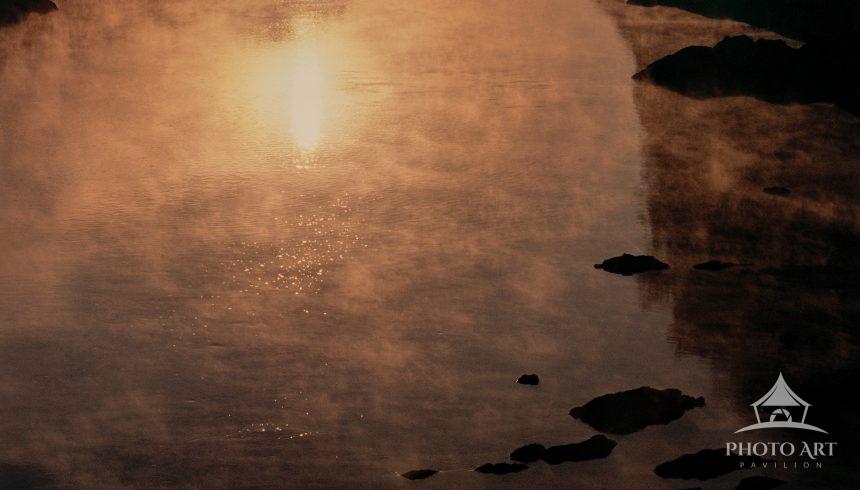The light of early dawn on the Potomac River. Originally captured on slide film over thirty years