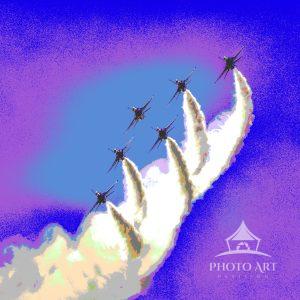 Air show exhibition with a different look