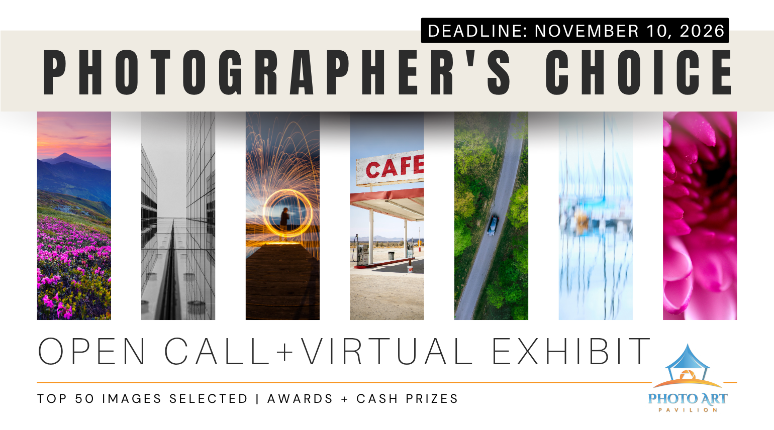 PHOTOGRAPHER’S CHOICE: Photography Open Call & Virtual Juried Exhibit